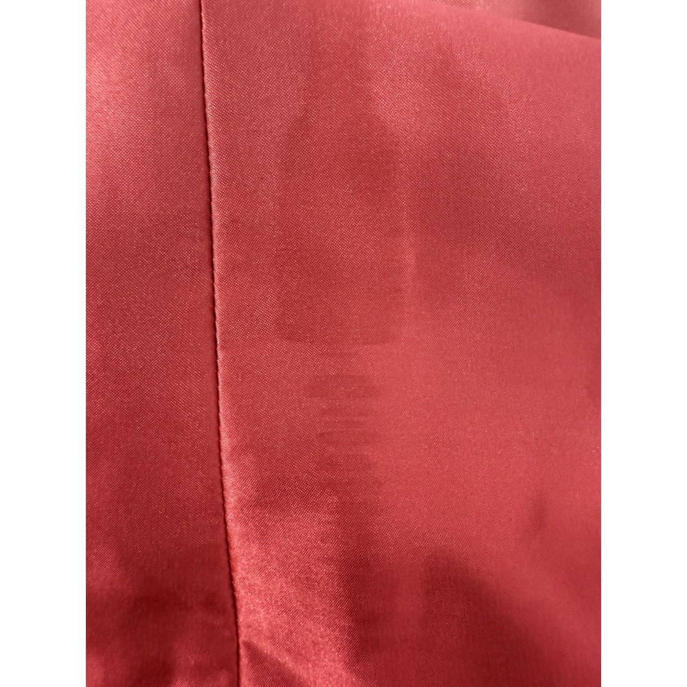 VTG Y2K Cache Red Pink Ombre Beaded Gown Dress Mesh Overlay Womens Size 4 FLAWS - Picture 12 of 16